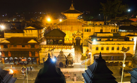 Night view of Pashupatinath